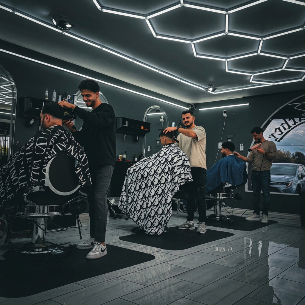 Omar's Barbershop interior