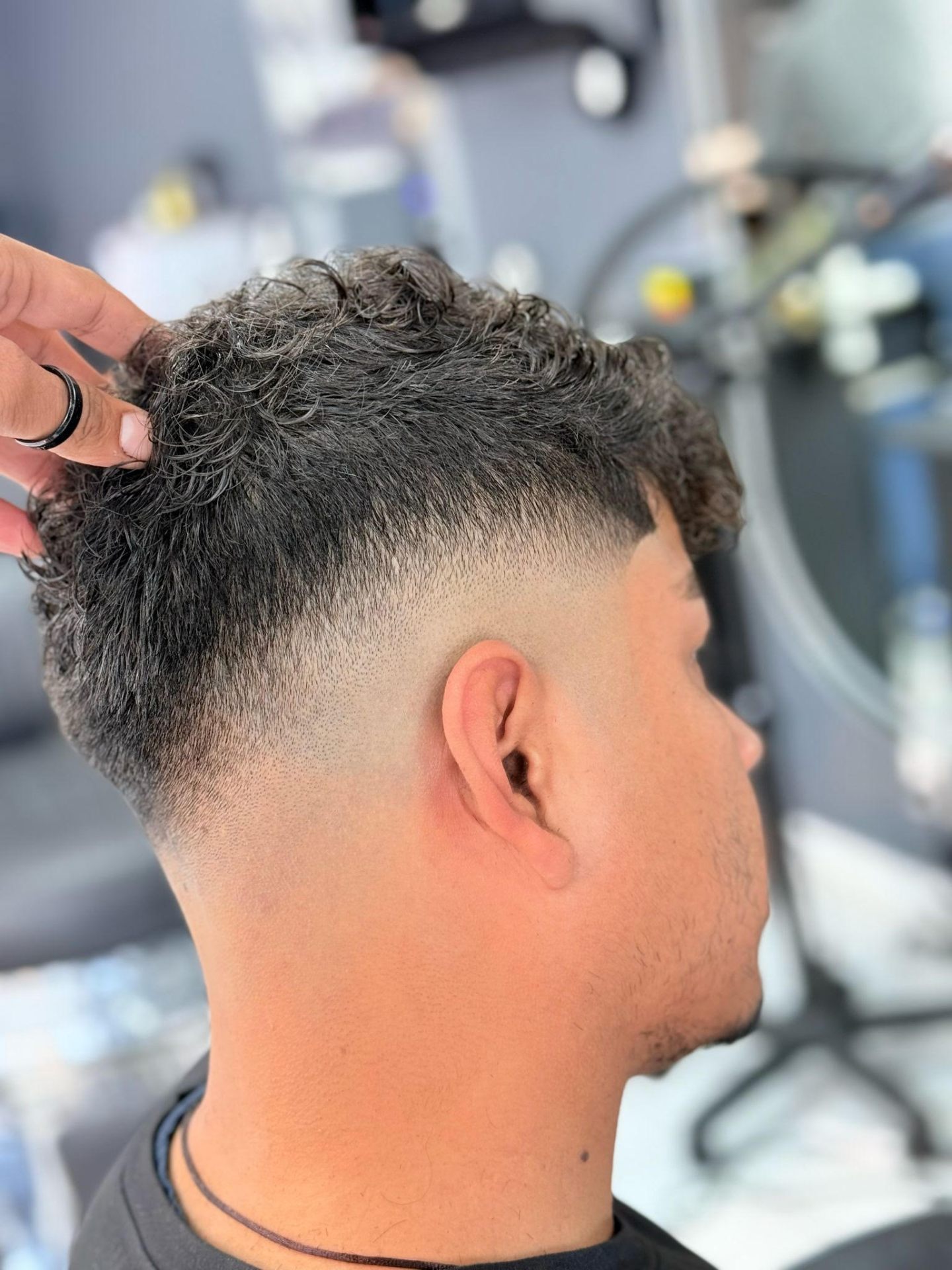Layered top with low fade